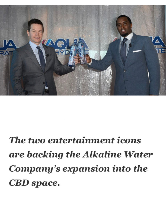 Aquahydrate CBD Water Funded by Puff Daddy and Markie Mark!