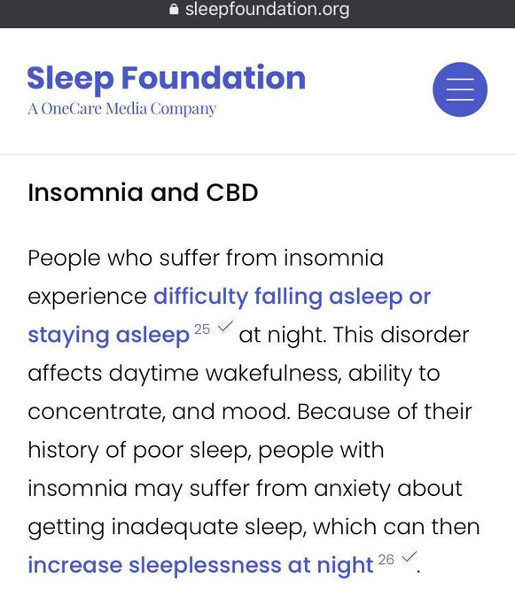 CBD and Sleep Questions?
