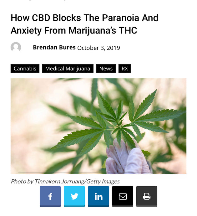 Is CBD the EpiPen for THC