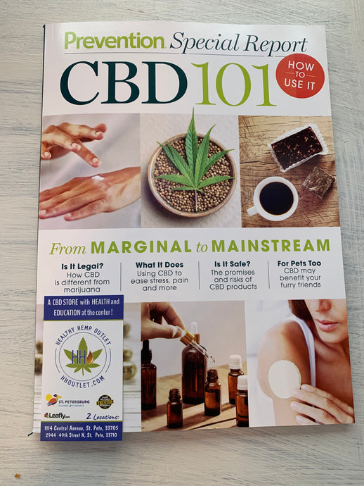 Newsstand Publication Out Now - CBD 101 from Prevention Magazine